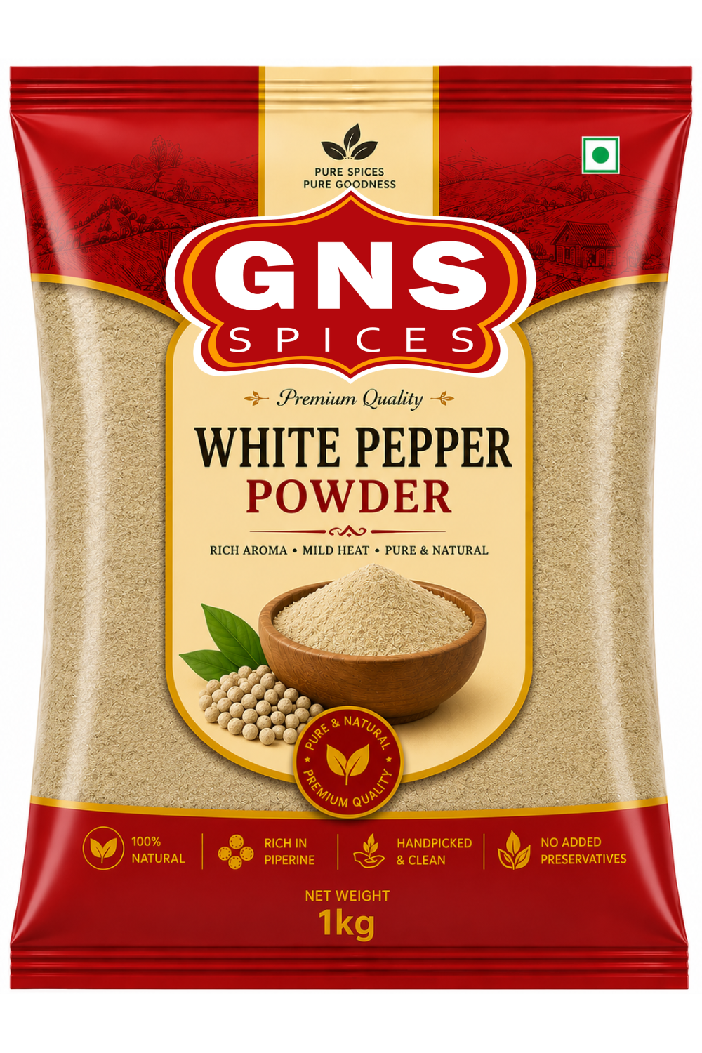 White Pepper Powder