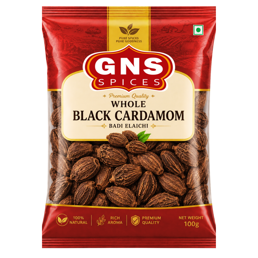 Whole Black Cardamom
